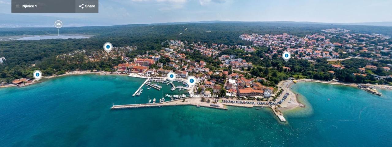 Bellmar Apartments Njivice Eksteriør billede